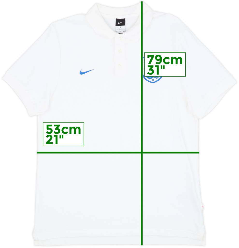 2014-15 England Nike Polo Shirt - 8/10 - (XL)