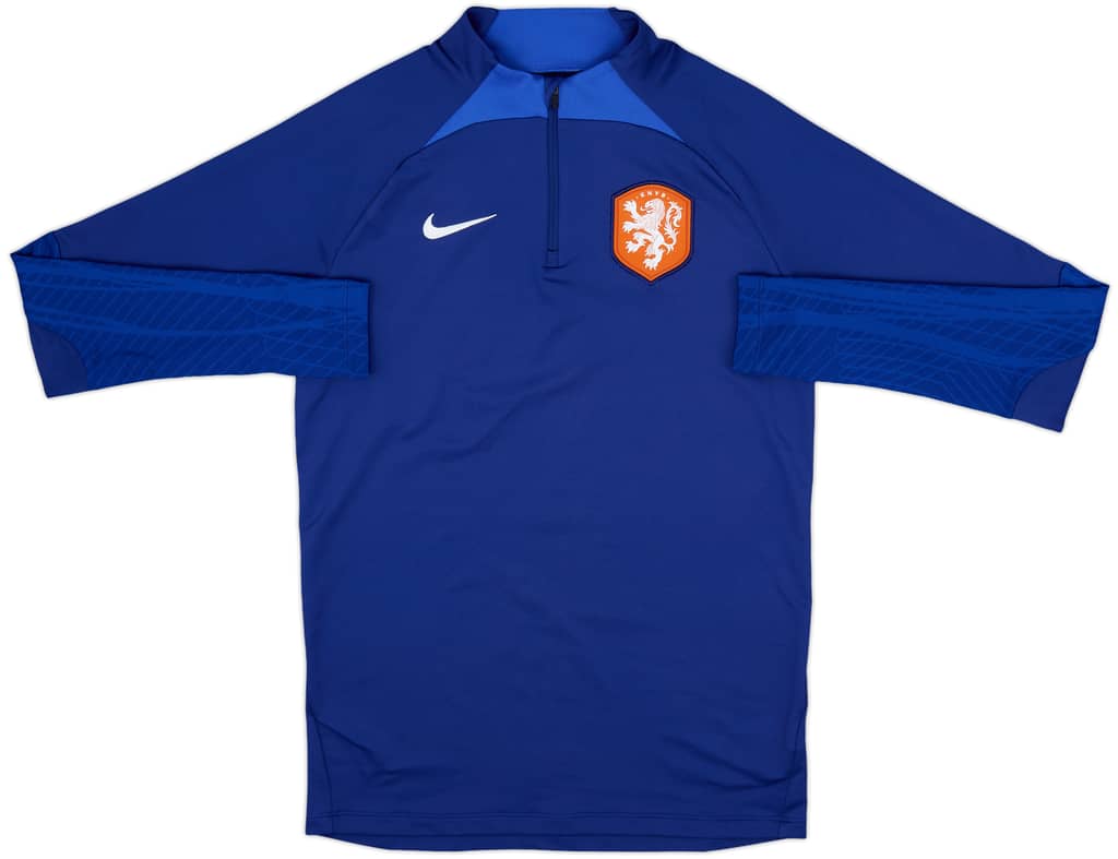 2022-24 Netherlands Nike 1/4 Zip Drill Top - 10/10 - (S)