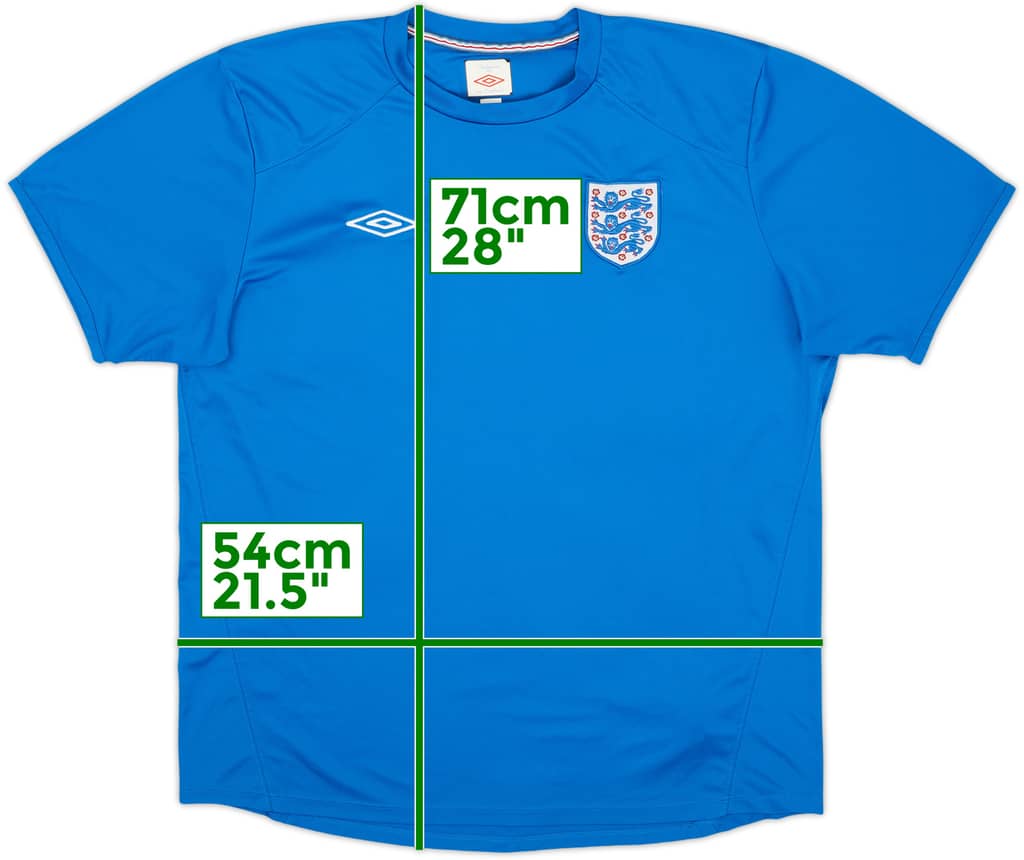 2010-11 England Umbro Training Shirt - 8/10 - (XL)