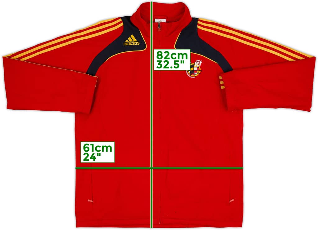 2008-09 Spain adidas Track Jacket - 7/10 - (L/XL)