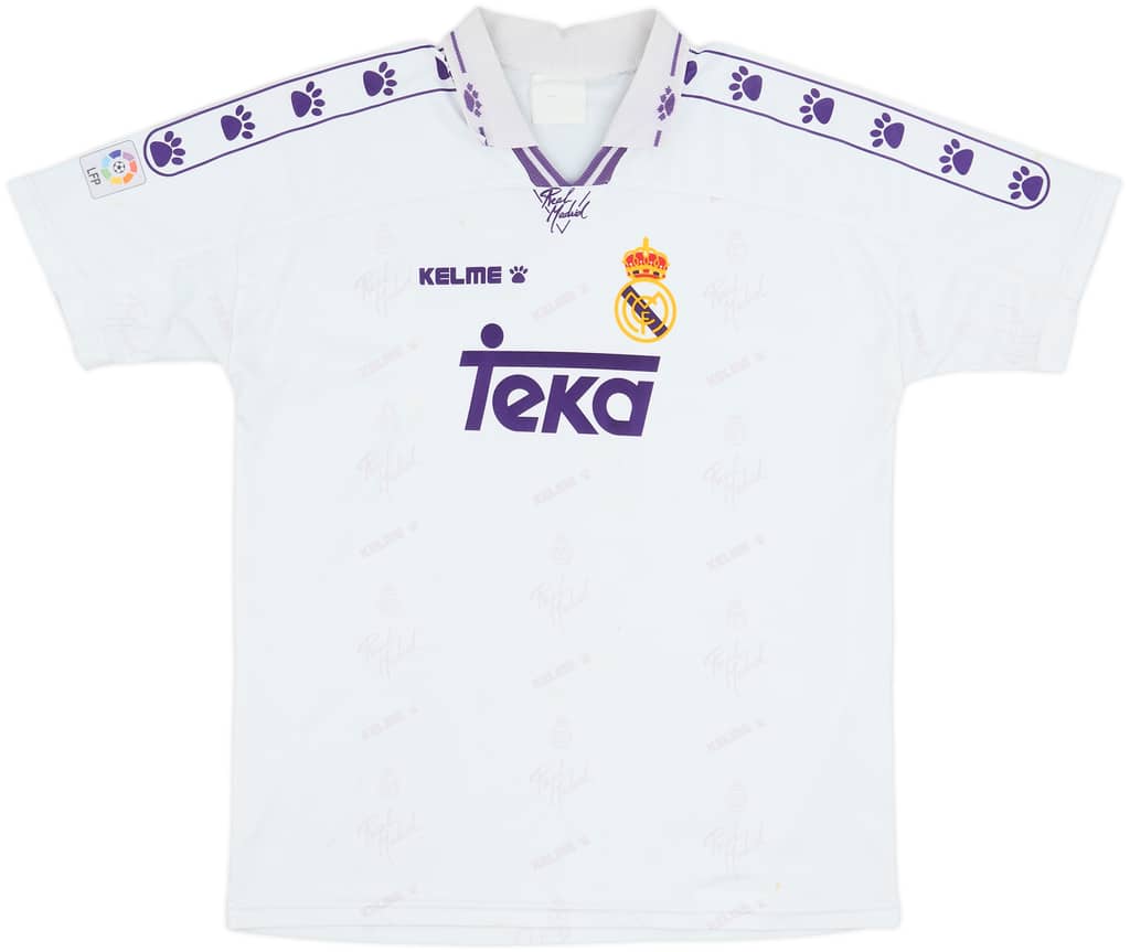 1994-96 Real Madrid Home Shirt - 6/10 - (XL.Boys)