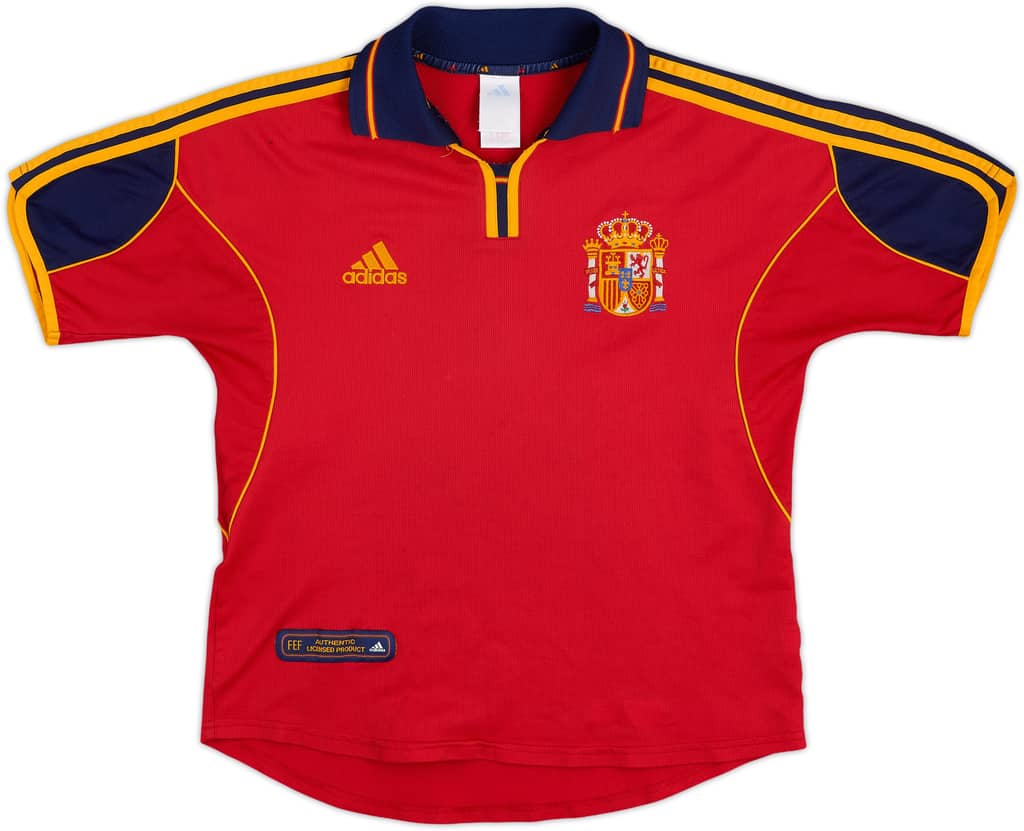 1999-02 Spain Home Shirt - 5/10 - (XL.Boys)