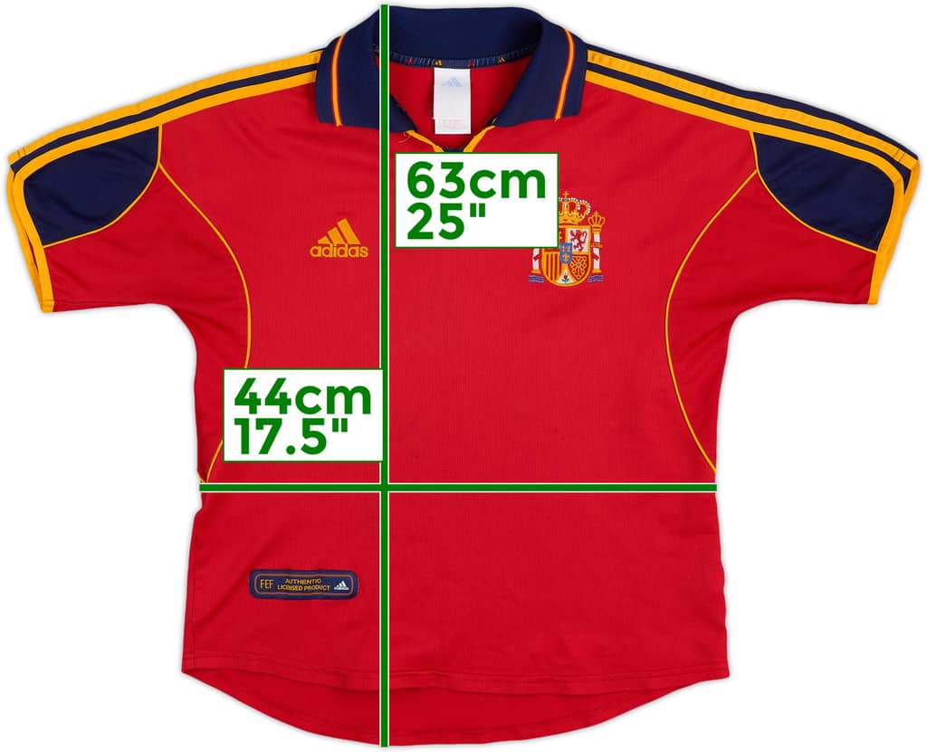 1999-02 Spain Home Shirt - 5/10 - (XL.Boys)