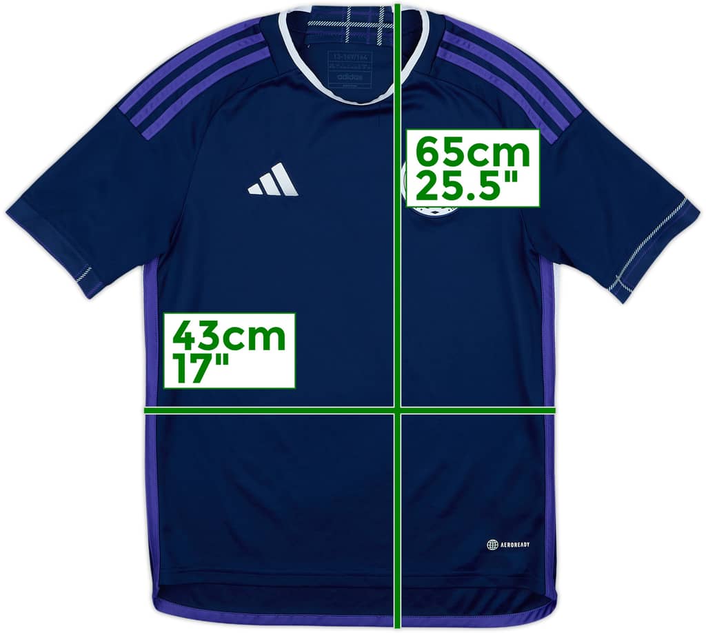 2022-23 Scotland Home Shirt - 7/10 - (L.Boys)