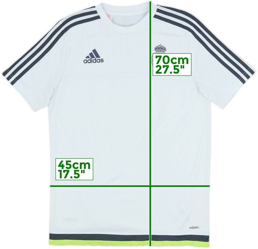 2015-16 Real Madrid adizero Training Shirt - 8/10 - (XL.Boys)