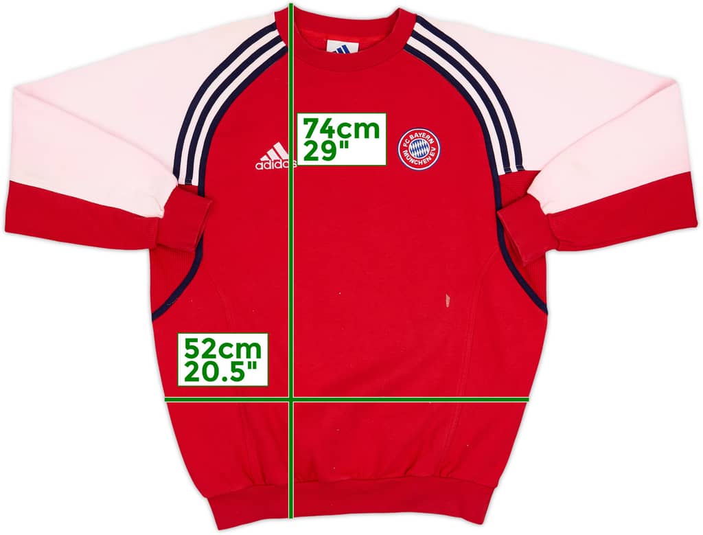 2000-02 Bayern Munich adidas Sweat Top - 4/10 - (XL.Boys)