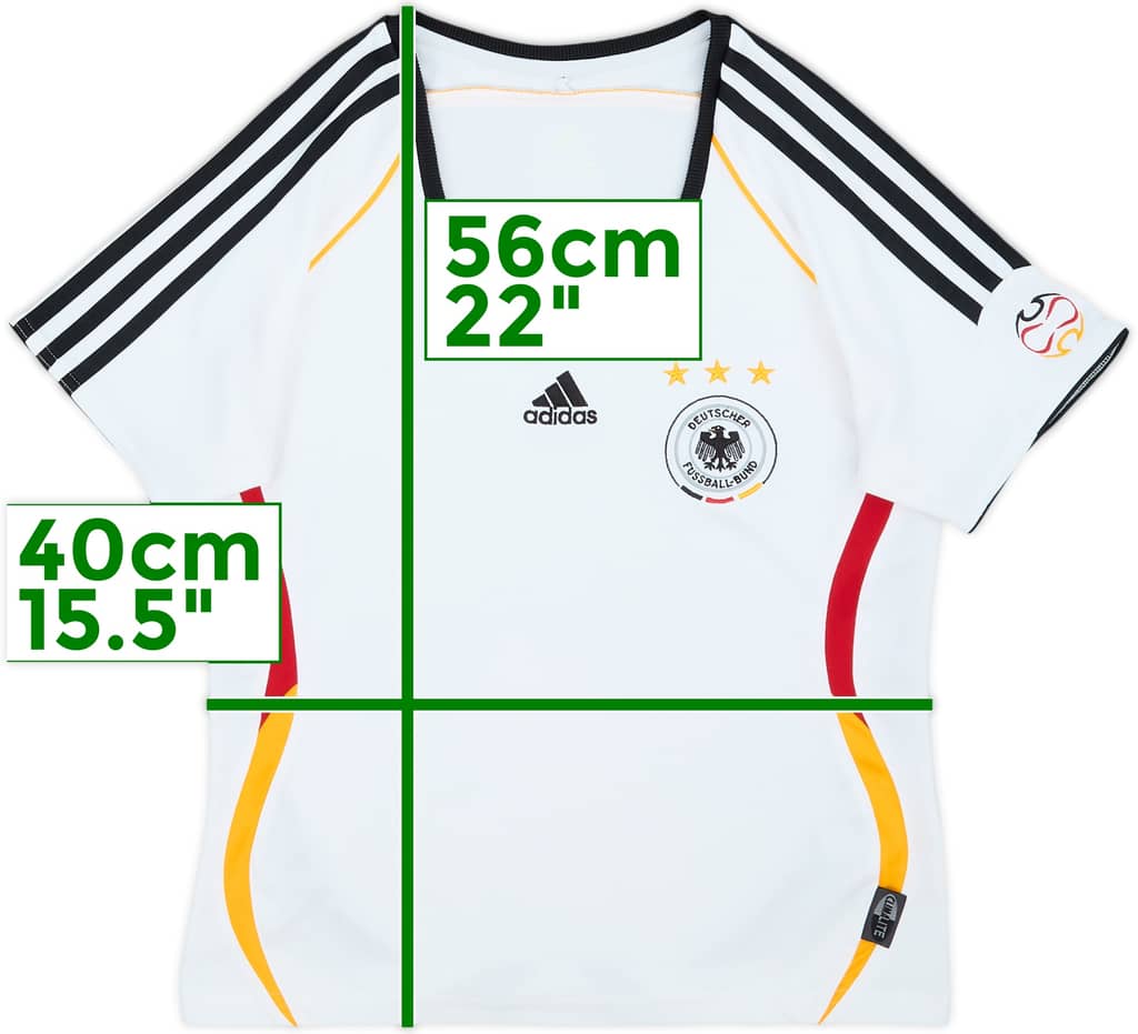 2005-07 Germany Home Shirt - 8/10 - (Women's M)