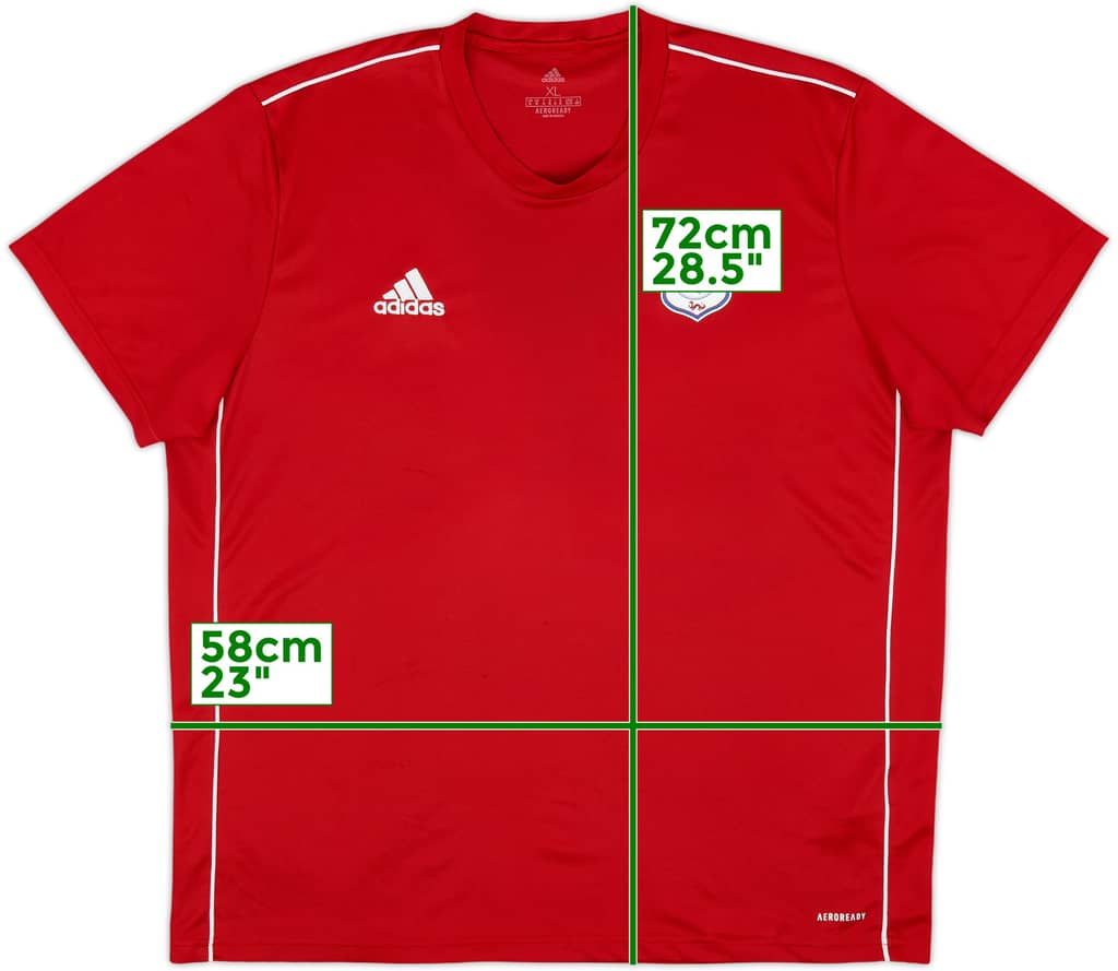 2020-21 Cardiff City adidas Training Shirt - 8/10 - (XL)