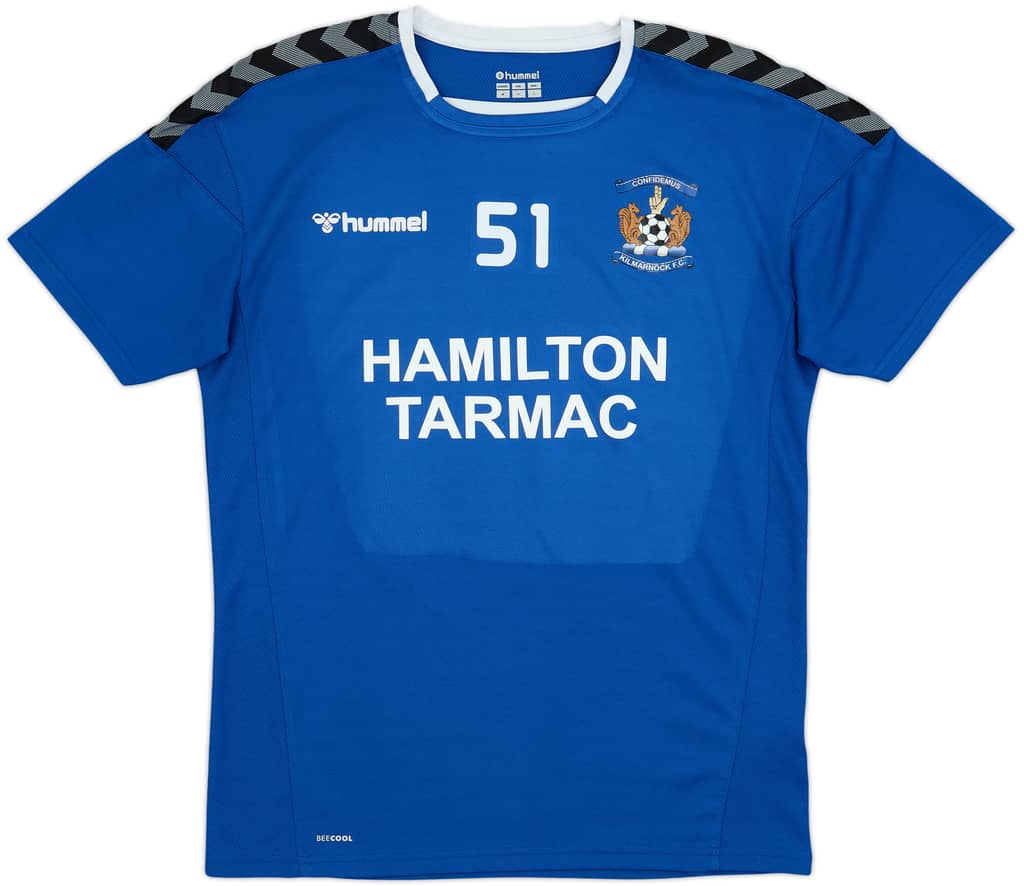 2019-20 Kilmarnock Hummel Player Issue Training Shirt #51 - 9/10 - (M)