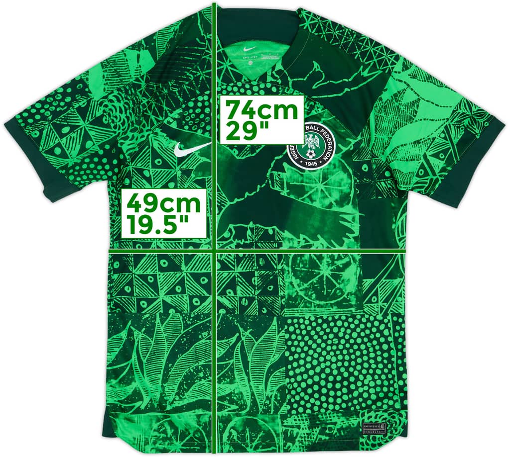 2022-24 Nigeria Home Shirt - 10/10 - (M)