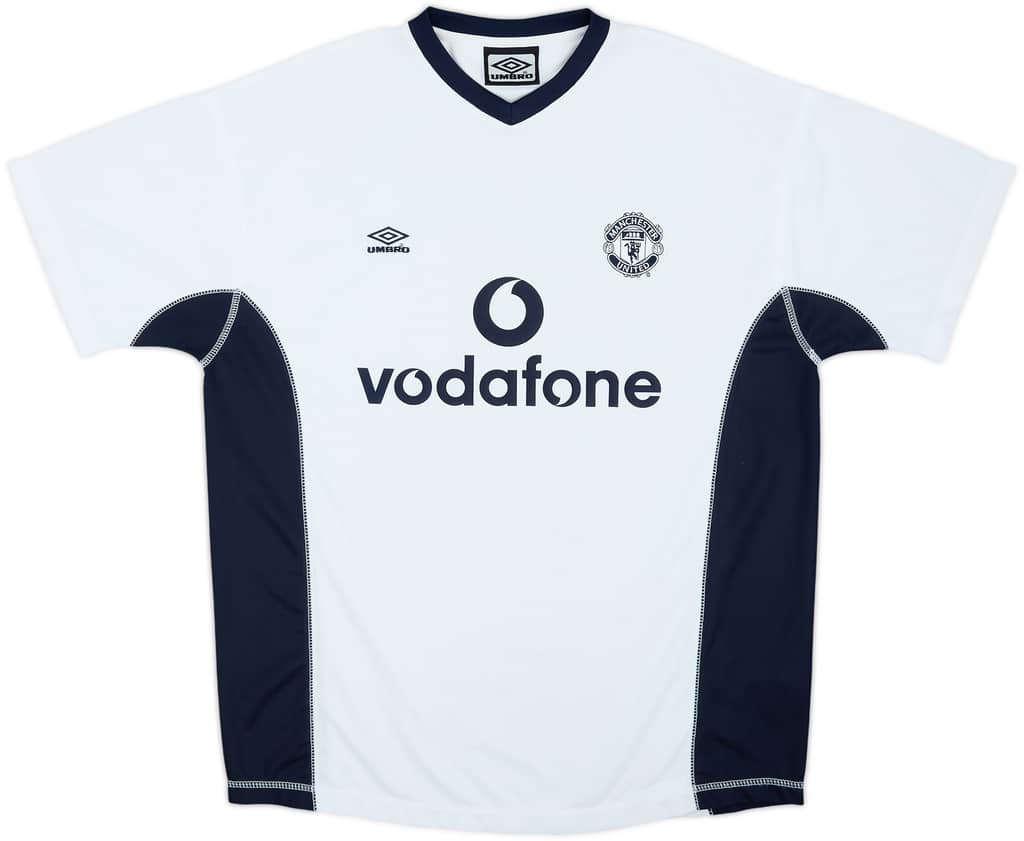 2000-01 Manchester United Umbro Training Shirt - 9/10 - (L)