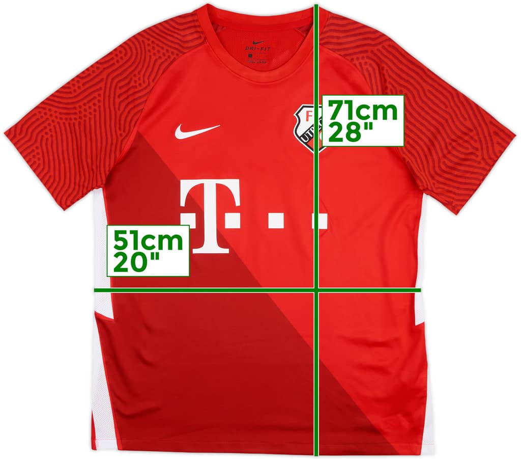 2021-22 Utrecht Home Shirt - 8/10 - (L)