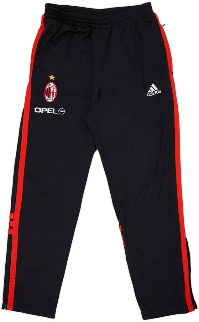 2000-01 AC Milan adidas Track Pants/Bottoms - 8/10 - (L)