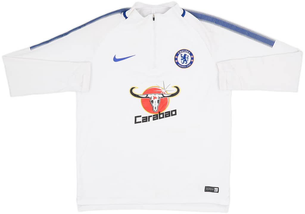 2017-18 Chelsea Nike 1/4 Zip Training Top - 5/10 - (M)