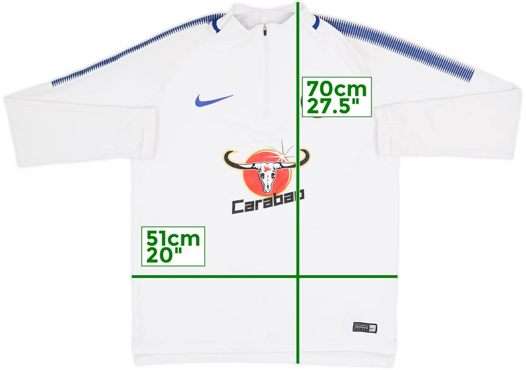 2017-18 Chelsea Nike 1/4 Zip Training Top - 5/10 - (M)