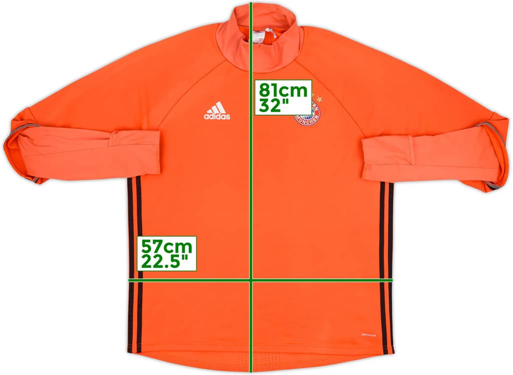 2016-17 Bayern Munich adidas Drill Top - 6/10 - (XL)