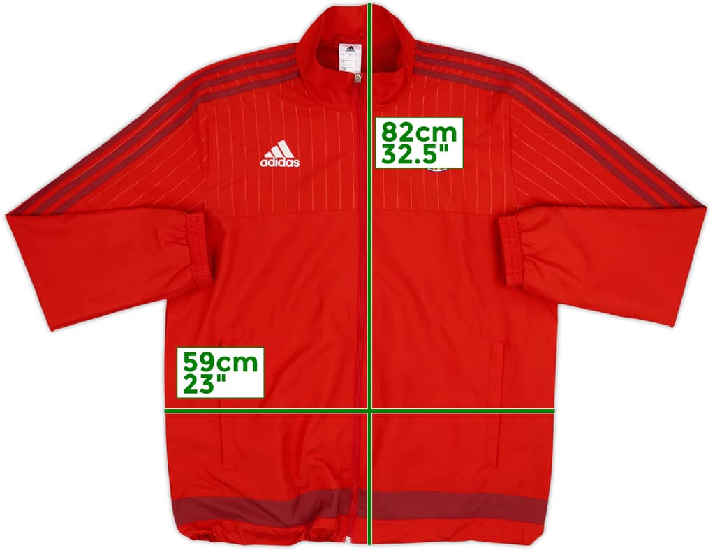 2015-16 Bayern Munich adidas Track Jacket - 7/10 - (L)