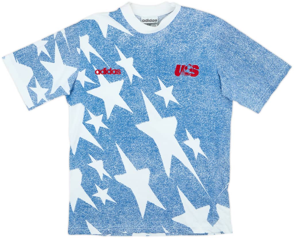 1994 USA adidas Cotton Tee - 9/10 - (S)