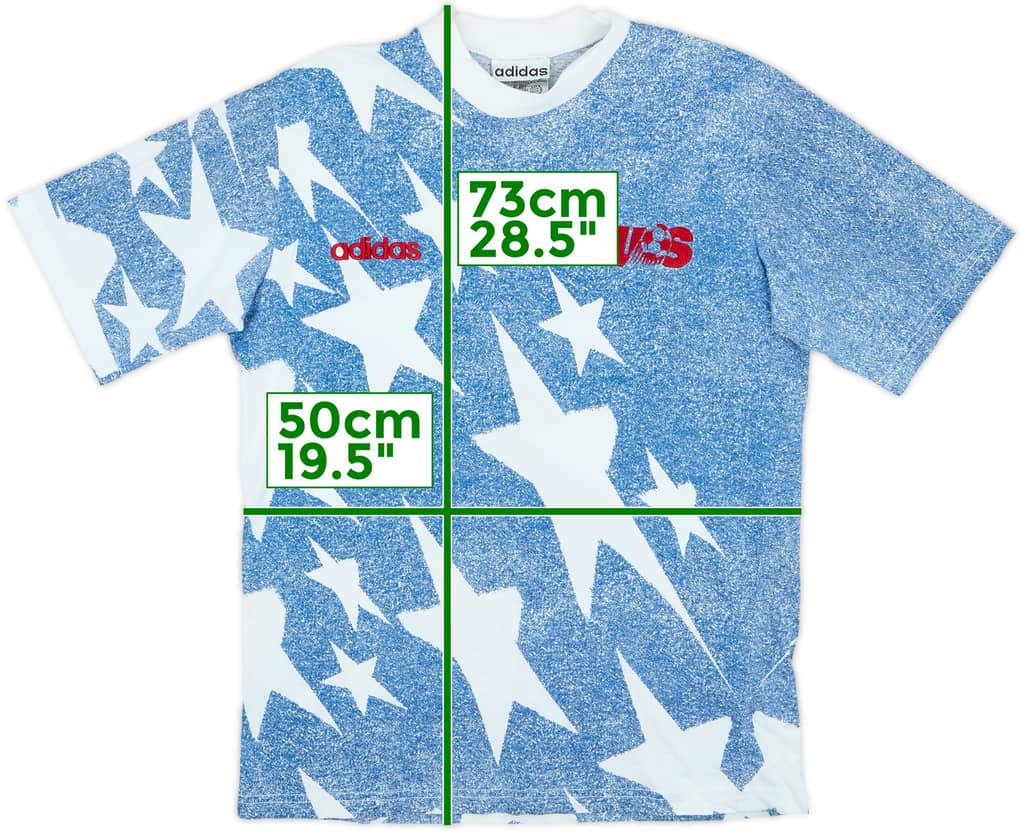 1994 USA adidas Cotton Tee - 9/10 - (S)