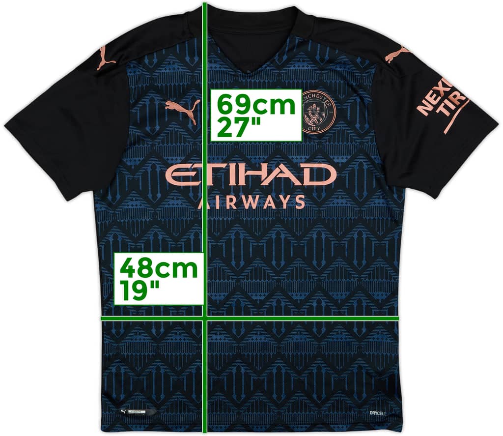 2020-21 Manchester City Away Shirt - 5/10 - (M)