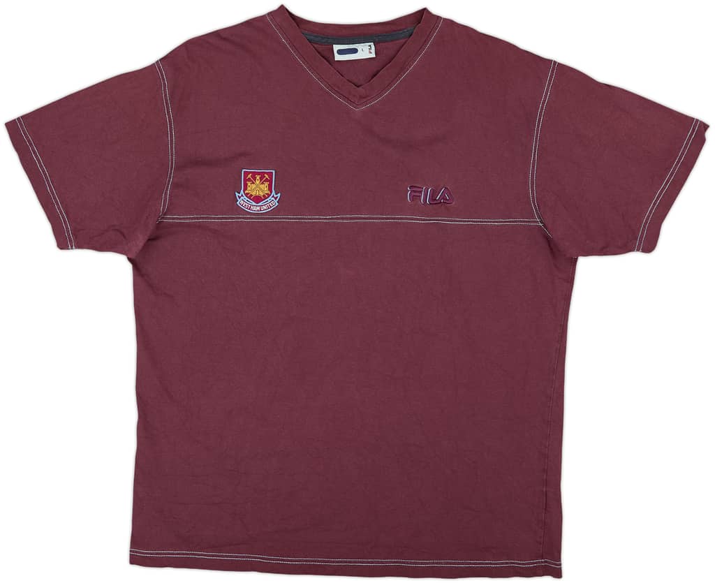 1999-00 West Ham Fila Leisure Shirt - 9/10 - (L)