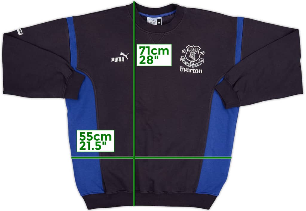 2001-02 Everton Puma Sweat Top - 8/10 - (M)
