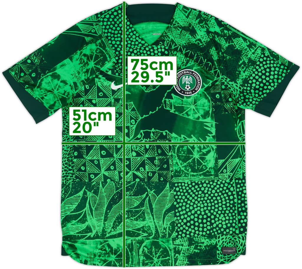 2022-24 Nigeria Home Shirt - 9/10 - (L)