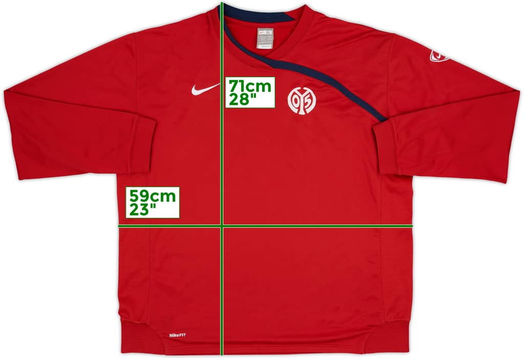 2008-09 Mainz Nike Sweat Top - 8/10 - (XL)