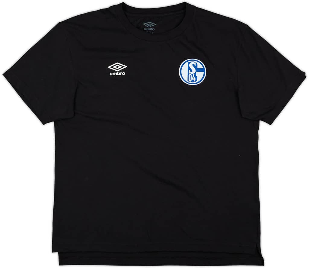 2018-19 Schalke Umbro Cotton Tee - 9/10 - (L)