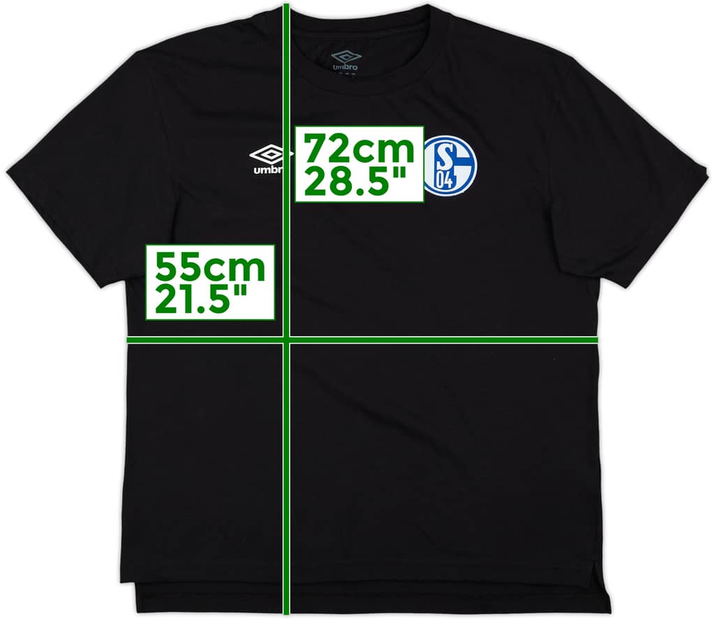 2018-19 Schalke Umbro Cotton Tee - 9/10 - (L)