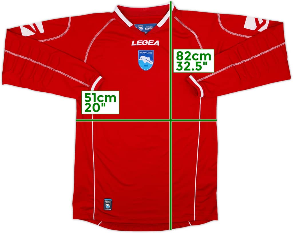 Camiseta de portero del Pescara 2006-07 - 8/10 - (XL)