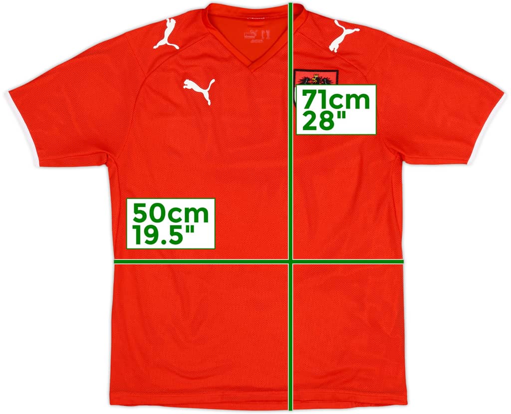 2008-09 Austria Maillot Domicile - 8/10 - (S)