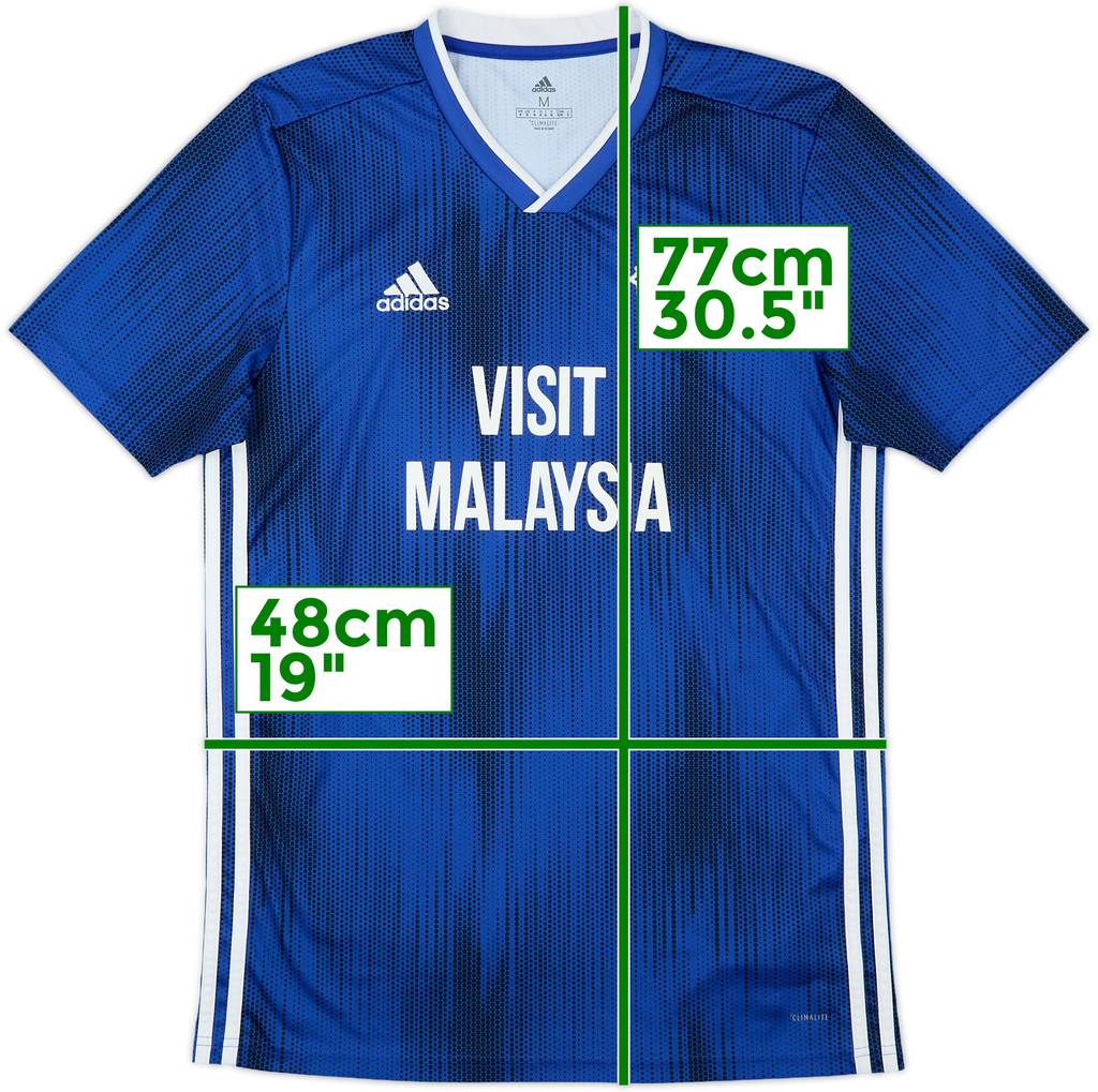 2019-20 Cardiff City Home Shirt - 8/10 - (M)