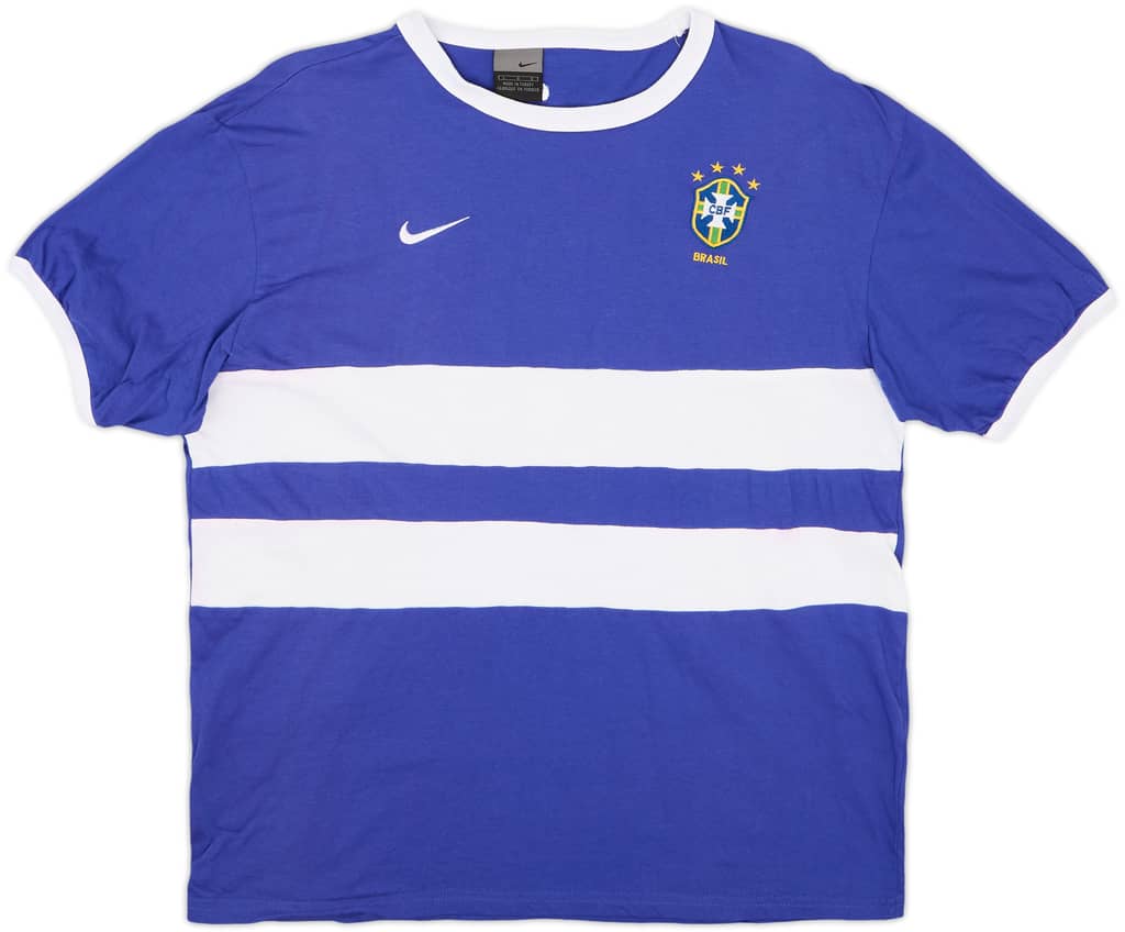2002-03 Brazil Nike Cotton Tee - 6/10 - (L)