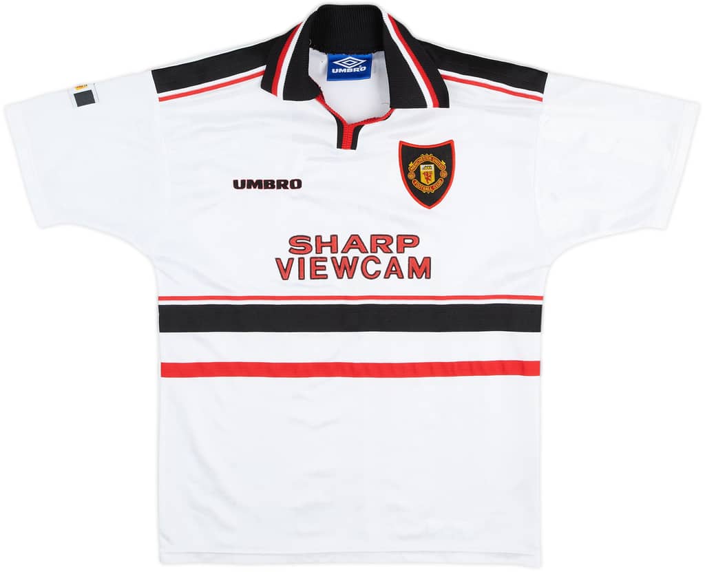 Camiseta de visitante del Manchester United 1996-97 - 8/10 - (12-13 Años)