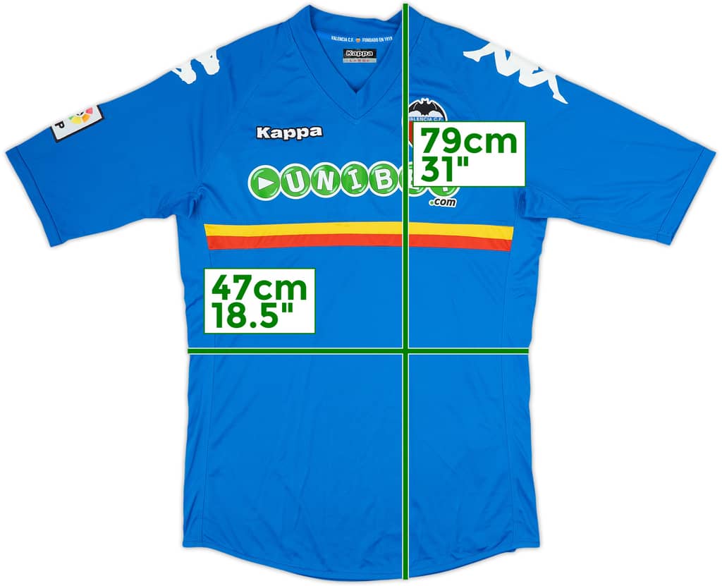 2010-11 Valencia Third Shirt - 8/10 - (L)