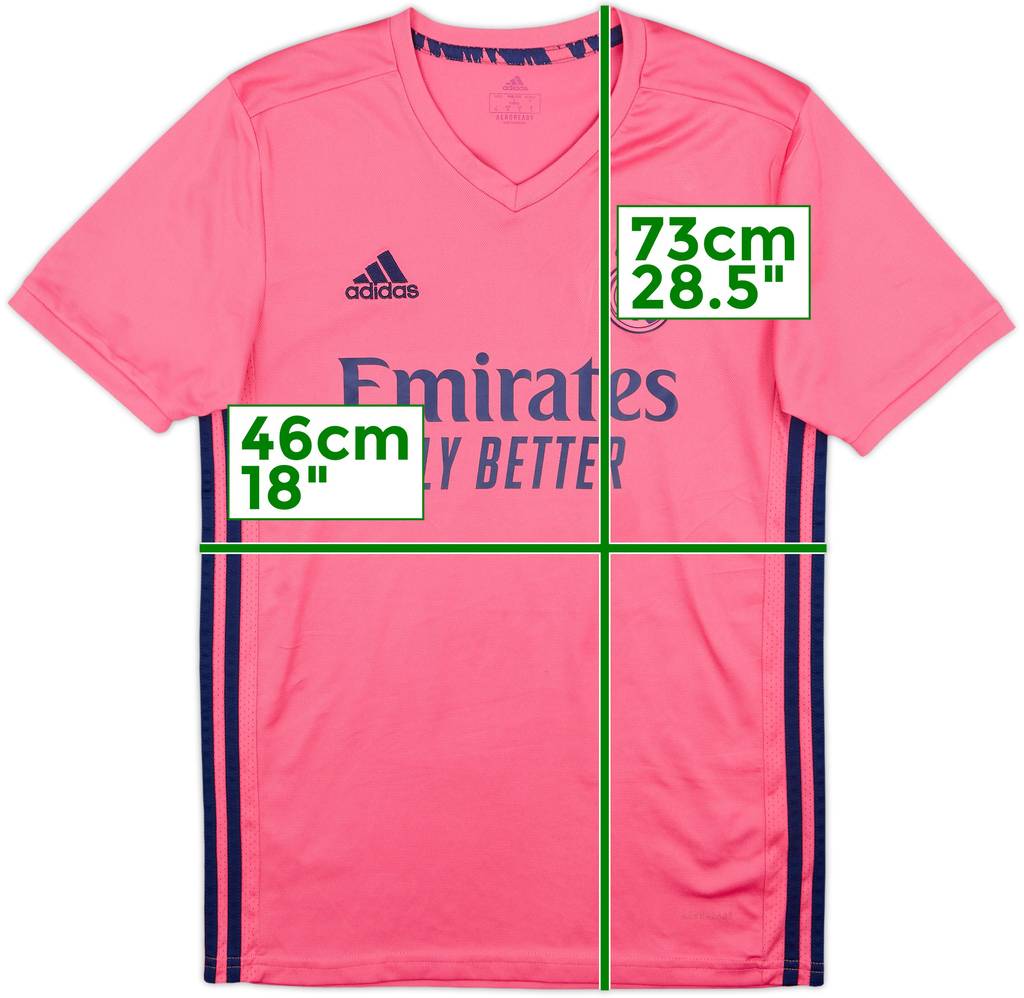2020-21 Real Madrid Away Shirt - 7/10 - (S)