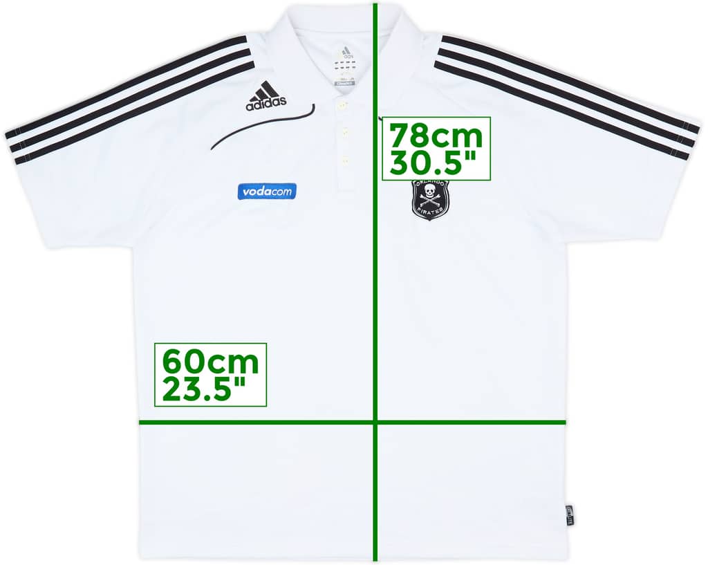 2010-11 Orlando Pirates adidas Polo Shirt - 8/10 - (XL)