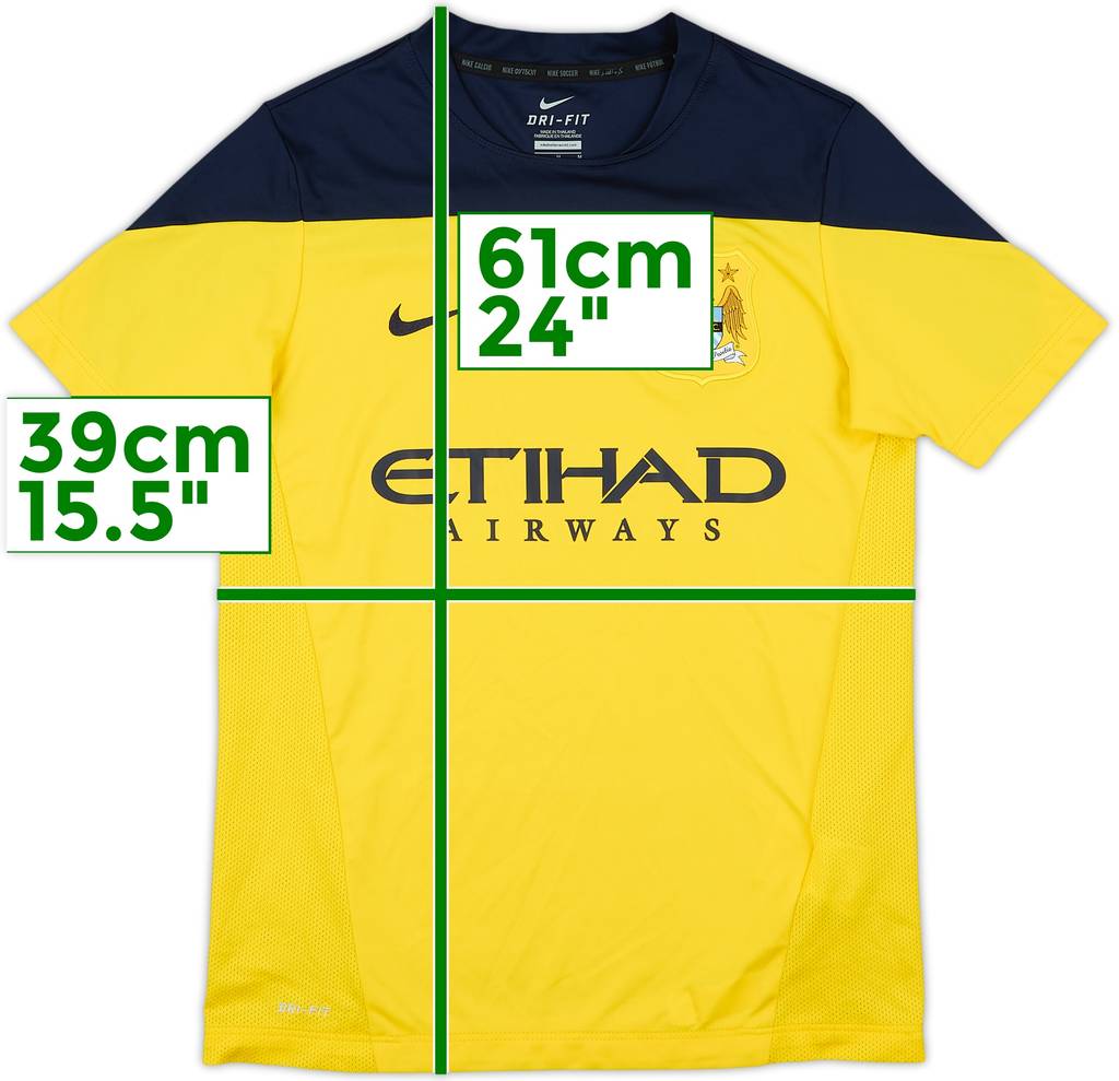 2014-15 Manchester City Nike Training Shirt - 10/10 - (10-12 Years)