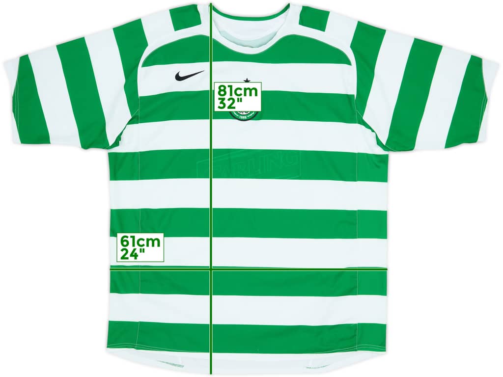 2004-05 Celtic Home Shirt - 4/10 - (XL)