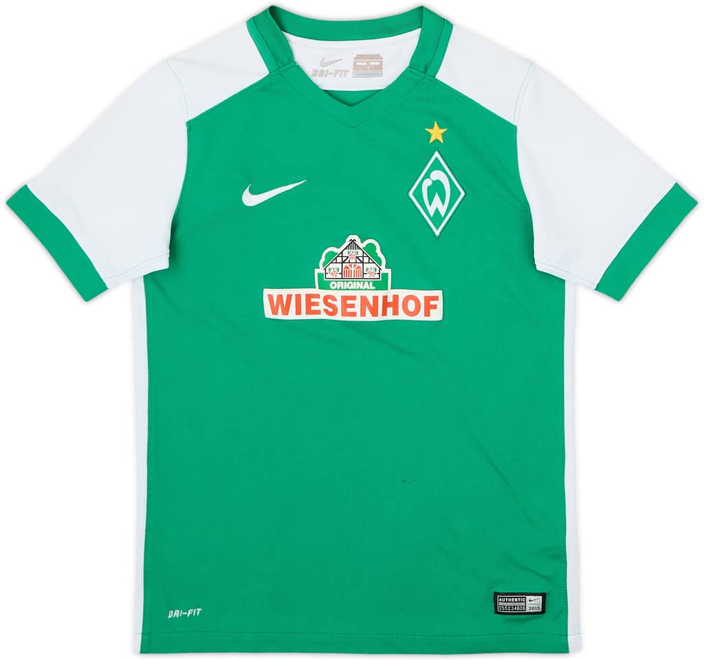 2015-16 Werder Bremen Home Shirt - 8/10 - (M.Boys)