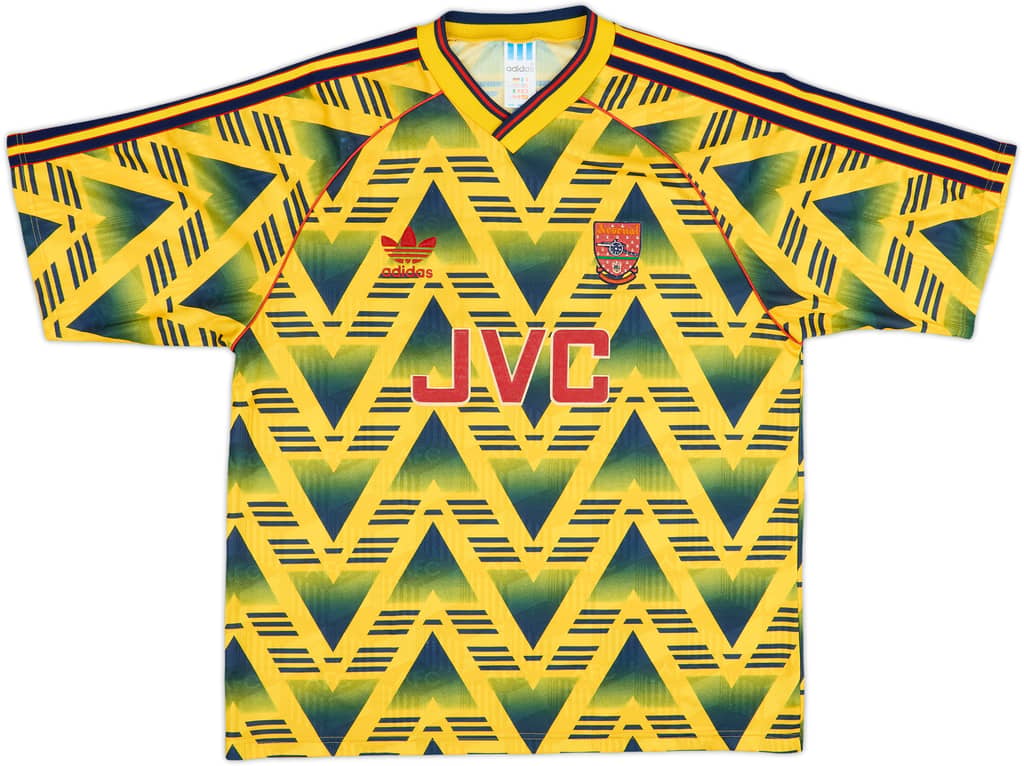 1991-93 Arsenal Away Shirt - 9/10 - (L)