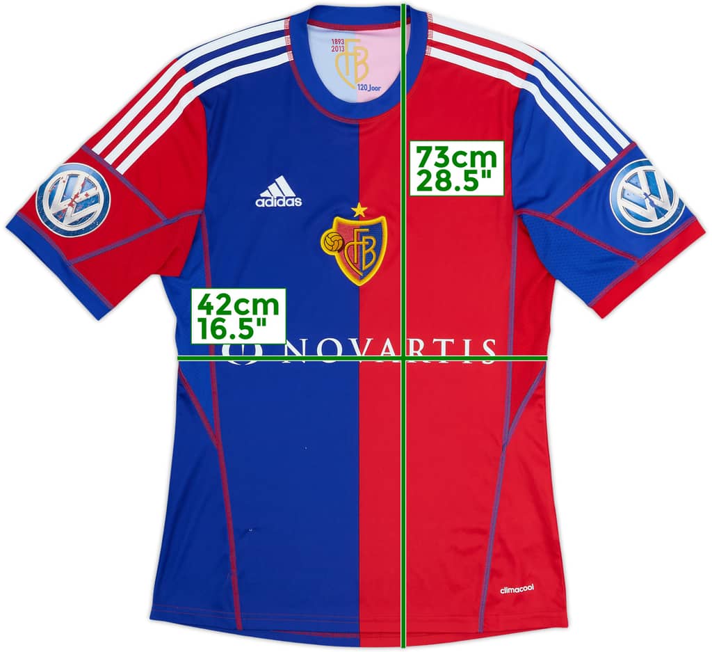 2013-14 FC Basel Home Shirt - 6/10 - (S)
