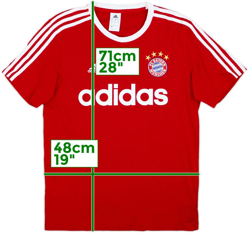 2013-14 Bayern Munich adidas Playera de Algodón - 9/10 - (M)