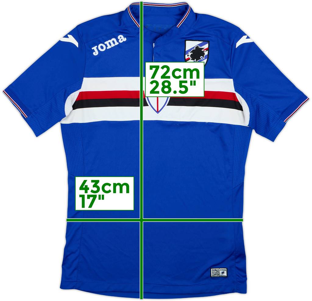 Camiseta de local de la Sampdoria 2015-16 - 6/10 - (S)