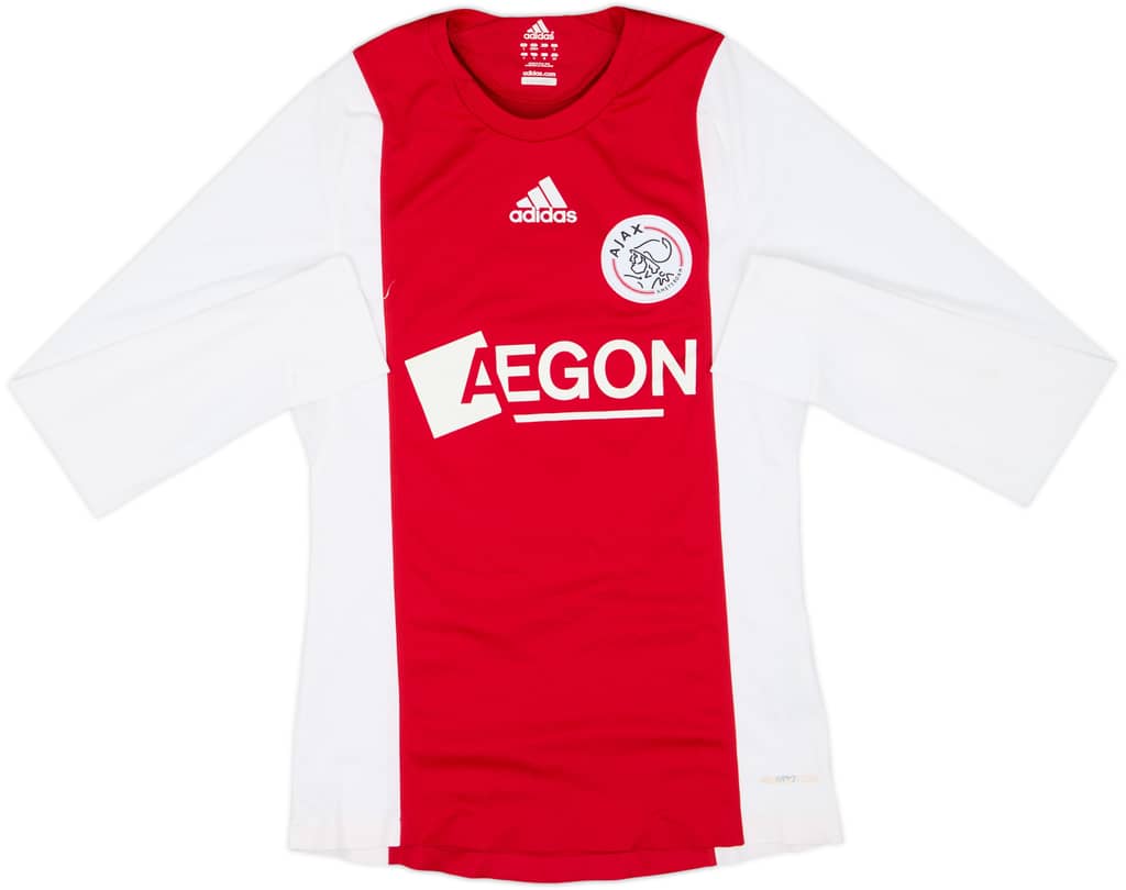 2008-09 Ajax Player Issue Home L/S Shirt #9 - 6/10 - (S)