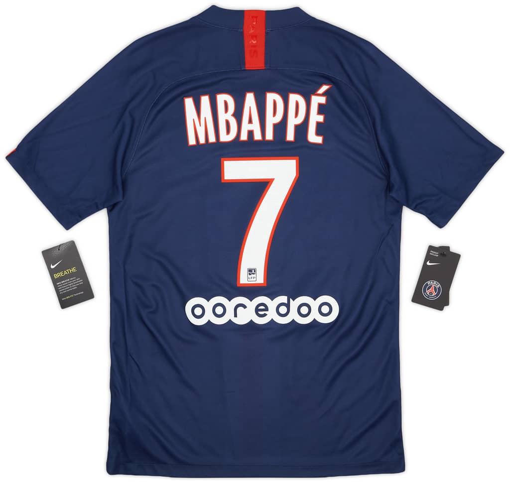 2019-20 Paris Saint-Germain Home Shirt Mbappe #7 (S)