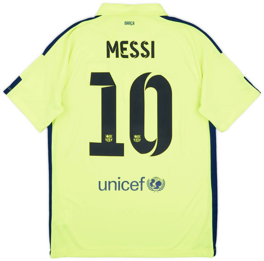 2014-15 Barcelona Third Shirt Messi #10 - 7/10 - (M)