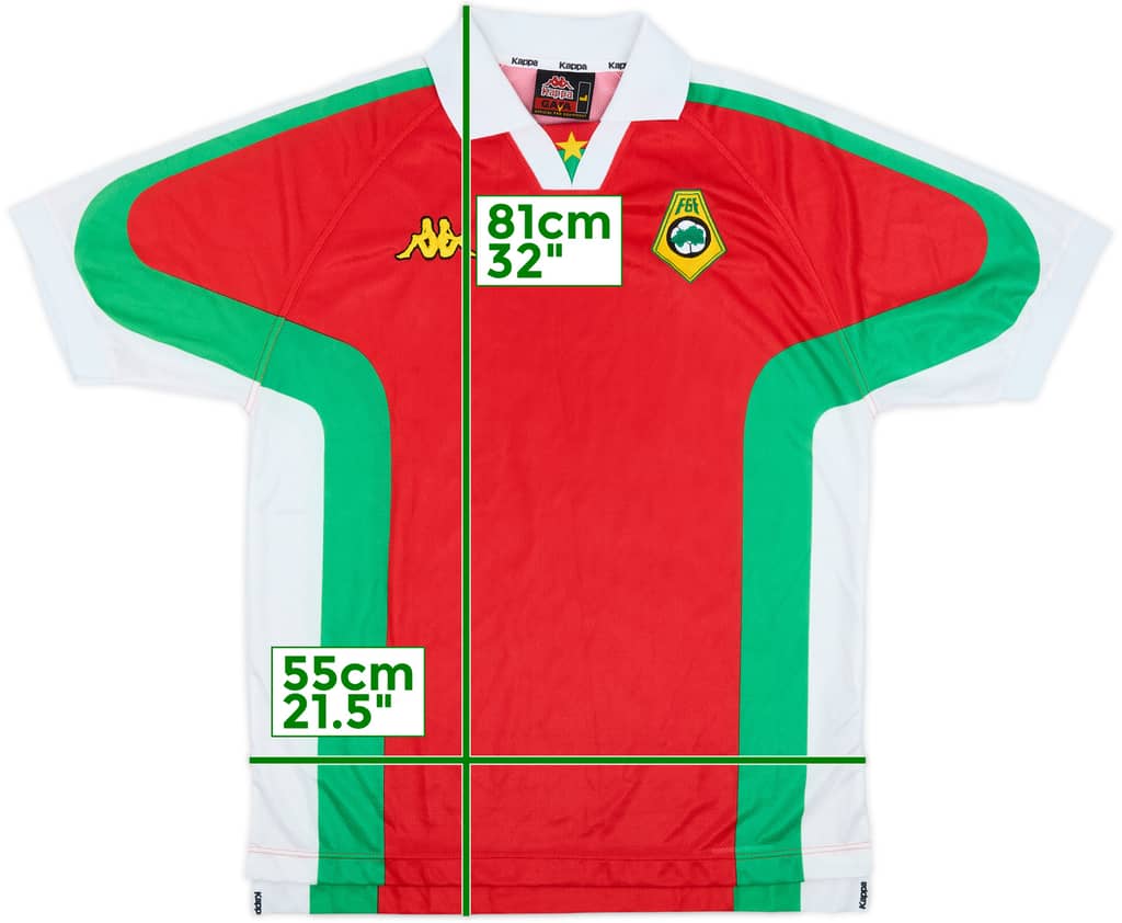 2000-01 Guinea Home Shirt - 10/10 - (L)