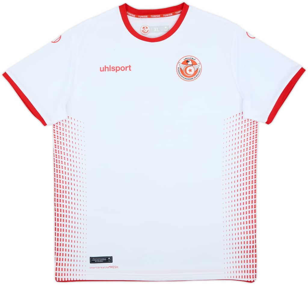 2018-19 Tunisia Home Shirt - 8/10 - (XL)